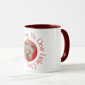 Mug Yorkshire Terrier de Noël (Devant droit)