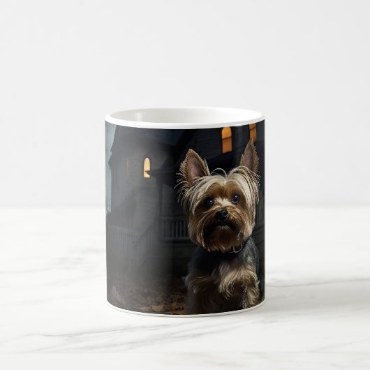 Mug Yorkshire Terrier Halloween Épouvantable (Centre)