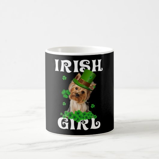 Mug Yorkshire Terrier Patrick's Day Gift For Him (Centre)