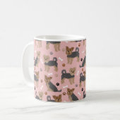 Mug Yorkshire Terrier Paws et Bones Yorkie Chien (Devant gauche)
