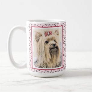 Mug Yorkshire Terrier Peinture - Cute Original Chien A