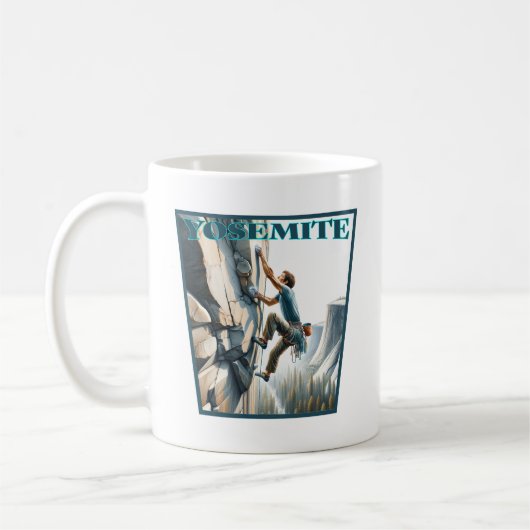 Mug Yosemite California Rock Escalade (Gauche)