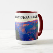 Mug Yosemite National Park- Half Dome & Fall Mug $24. (Devant droit)