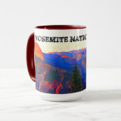 Mug Yosemite National Park- Half Dome & Fall Mug $24. (Devant gauche)