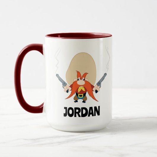 Mug Yosemite Sam Retour | Ajouter Votre Nom (Gauche)