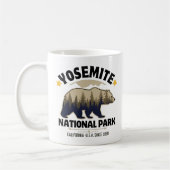 Mug Yosemite Vintage Bear Forest Souvenir (Gauche)