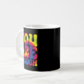 Mug You Are Enough Funny Motivational Tie Dye  (Devant gauche)