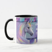 Mug You Are Enough Reminder Rainbow Unicorn (Gauche)