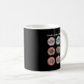 Mug You Are Enough Words Speak Kindness Sitive Daisy  (Devant droit)