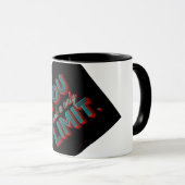 Mug "You Are Your Only Limit" 3D Neon Typography | Ins (Devant droit)