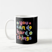 Mug You Can Do Hard Things Teacher Back To School Moti (Gauche)