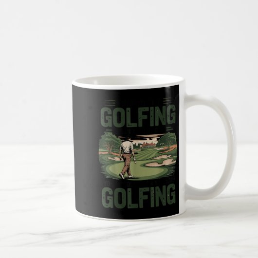 Mug You Don't Stop Golfing When You Get Old Motivation (Droite)