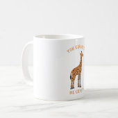 Mug You Giraffe Me Crazy Funny Zoo Safari Animal Pun (Devant gauche)