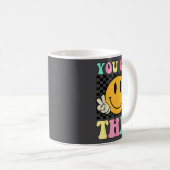 Mug You Got This Retro Smile Motivational Testing Day  (Devant droit)