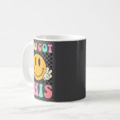 Mug You Got This Retro Smile Motivational Testing Day  (Devant gauche)