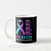 Mug You Kindness Be Kind Suicide Prevention Awareness  (Gauche)