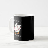 Mug You Make My Heart Go Honk Goose Valentine's Day  (Devant gauche)