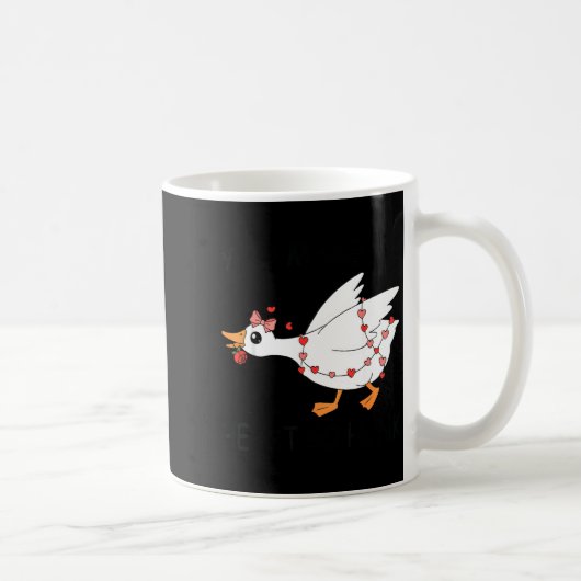 Mug You Make My Heart Go Honk Valentine Cute Goose Coq (Droite)