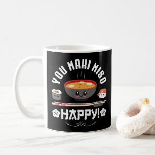 Mug You Maki Miso Happy - nouilles japonaises Cute Kaw