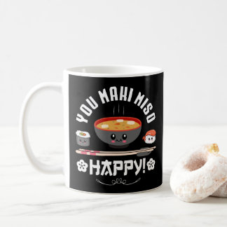 Mug You Maki Miso Happy - nouilles japonaises Cute Kaw