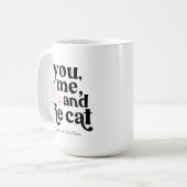 Mug You Me and the Cat Couple Minimalist (Devant gauche)
