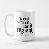 Mug You Me and the Cat Couple Minimalist (Gauche)