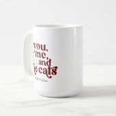 Mug You Me and the Cats Couple Minimalist (Devant gauche)