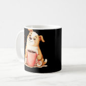 Mug You & me Coffee - Cute Corgi & Cozy Brew (Devant gauche)