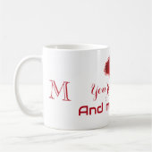Mug You’re my calm and my chaos Sweetheart Monogram  (Gauche)