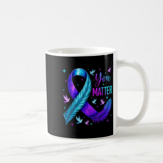 Mug You Ribbon Bird Suicide Prevention Awareness (Droite)