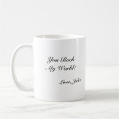Mug You Rock My World : Rock Hammer Heart (Gauche) (Gauche)