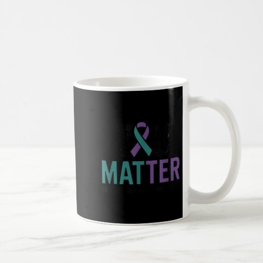 Mug You Suicide Prevention Awareness Ribbon  (Droite)
