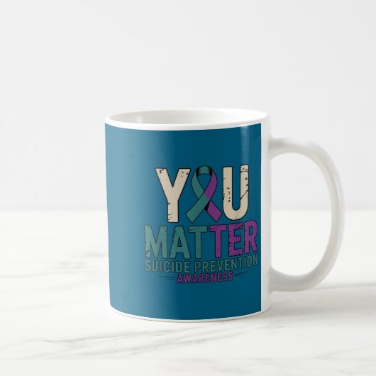 Mug You Suicide Prevention Awareness Ribbon  (Droite)