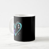 Mug You Suicide Prevention Awareness Teal &amp; Purple (Devant gauche)