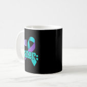 Mug You Suicide Prevention Awareness Teal Purple Rainb (Devant gauche)