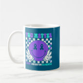 Mug You Suicide Prevention Awareness Teal Purple Ribbo (Gauche)