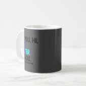 Mug You Suicide Prevention Awareness Teal Purple Ribbo (Devant gauche)