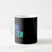 Mug You - Suicide Prevention Teal Purple Awareness Rib (Devant gauche)