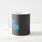 Mug You - Suicide Prevention Teal Purple Awareness Rib (Devant gauche)
