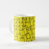 Mug You’ve Cat to Be Kitten Me Right Meow – Yellow (Devant gauche)