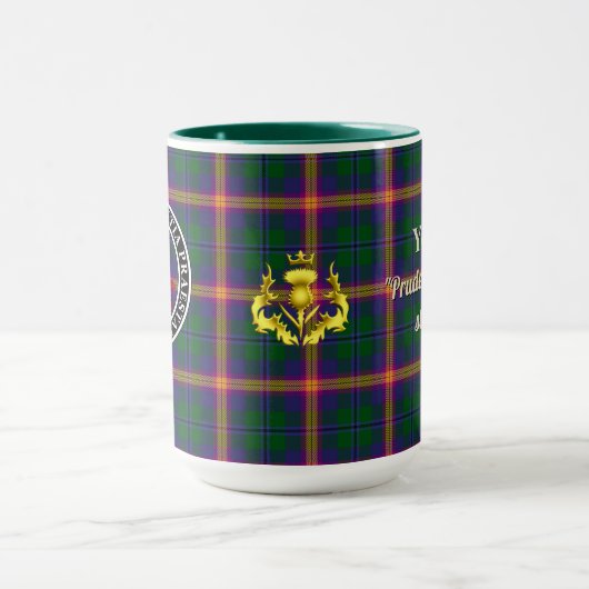 Mug Young Clan Badge & Tartan  (Centre)