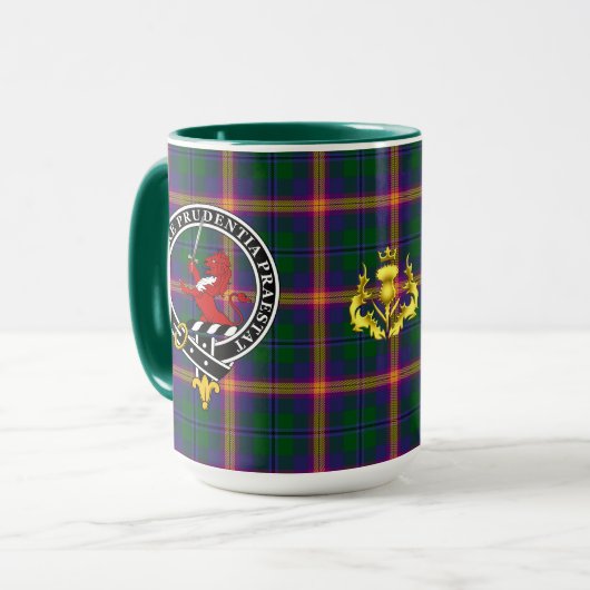 Mug Young Clan Badge & Tartan  (Devant gauche)