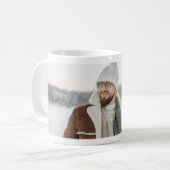 Mug your big photo happy holidays photo (Devant gauche)