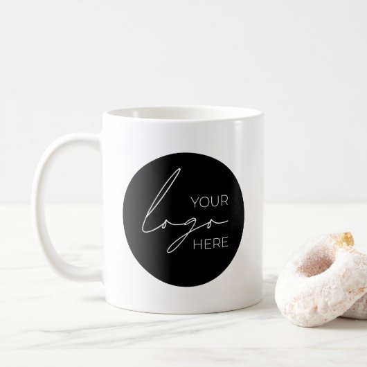 Mug Your Business Logo Promoteur Business Company (Avec donut)