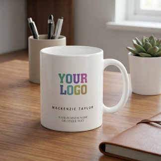 Mug Your Custom Business Company Logo Personalized
