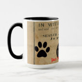 Mug Your Dog Photo n Paws 1860 Document juridique drôl (Gauche)