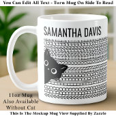 Mug Your Hidden Message & Name, Cat Lover