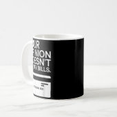 Mug Your Onion Doesn't Pay My Bills Success Hustle Mot (Devant gauche)