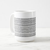 Mug Your Own Words, Quote, Joke Custom Hidden Message (Devant gauche)