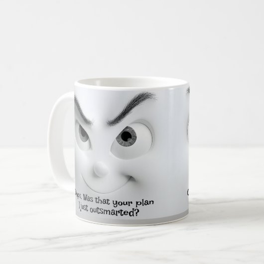 Mug Your Plan? Add Name Message, Expressive Face (Devant gauche)